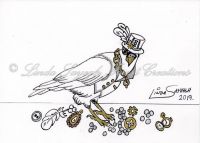 Steampunk Crow